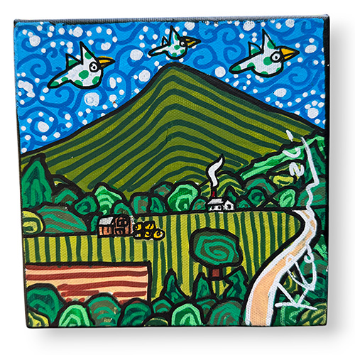 Kip Ramey 6x6 "Screamer Mtns" WP6429